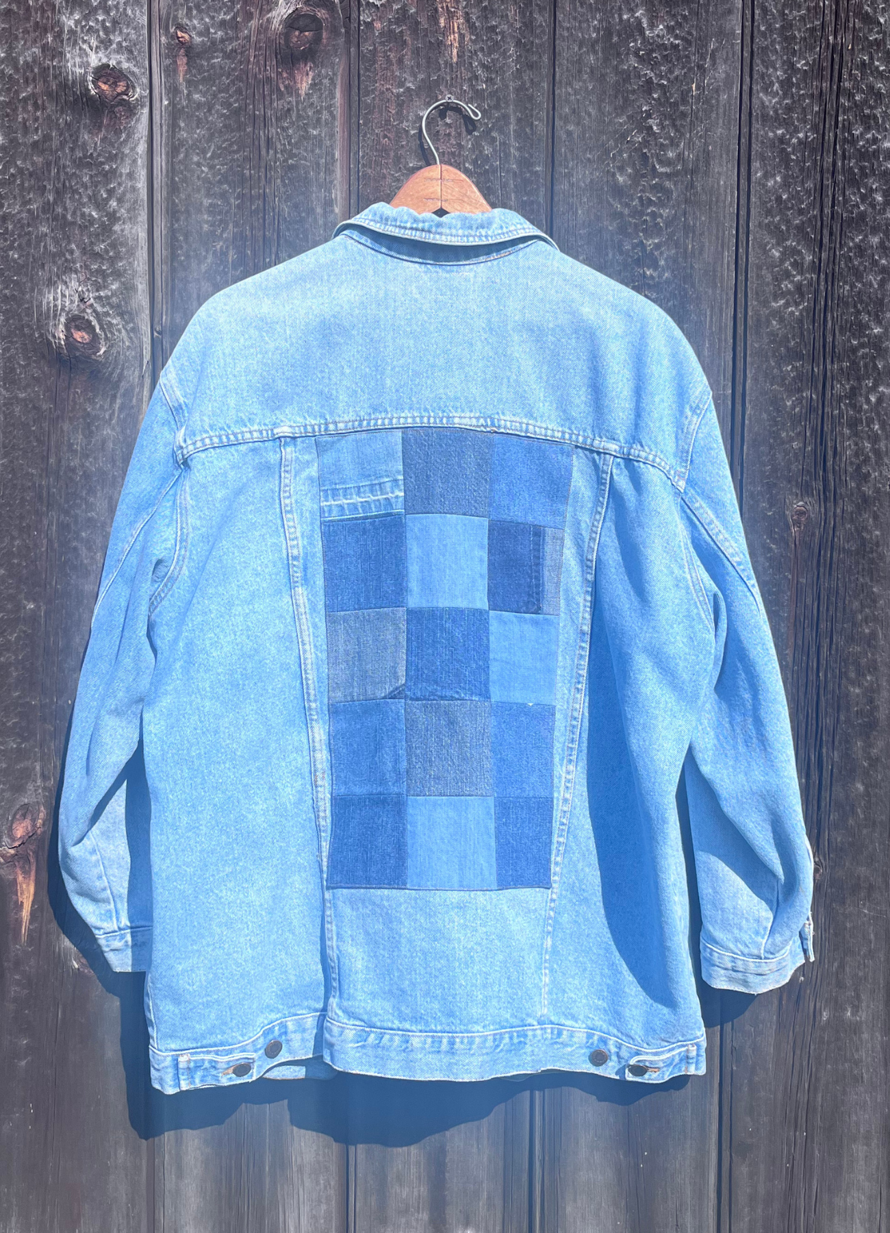 Vintage Jacket Grid Back Patch