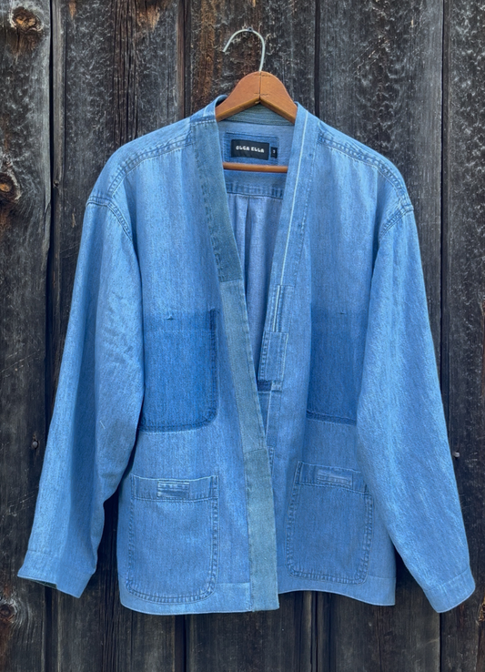Denim Wrap Jacket