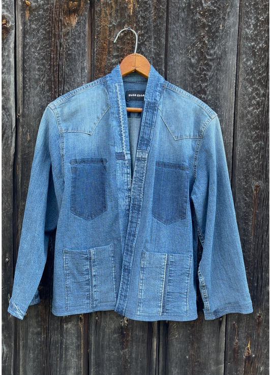 Denim Wrap Jacket