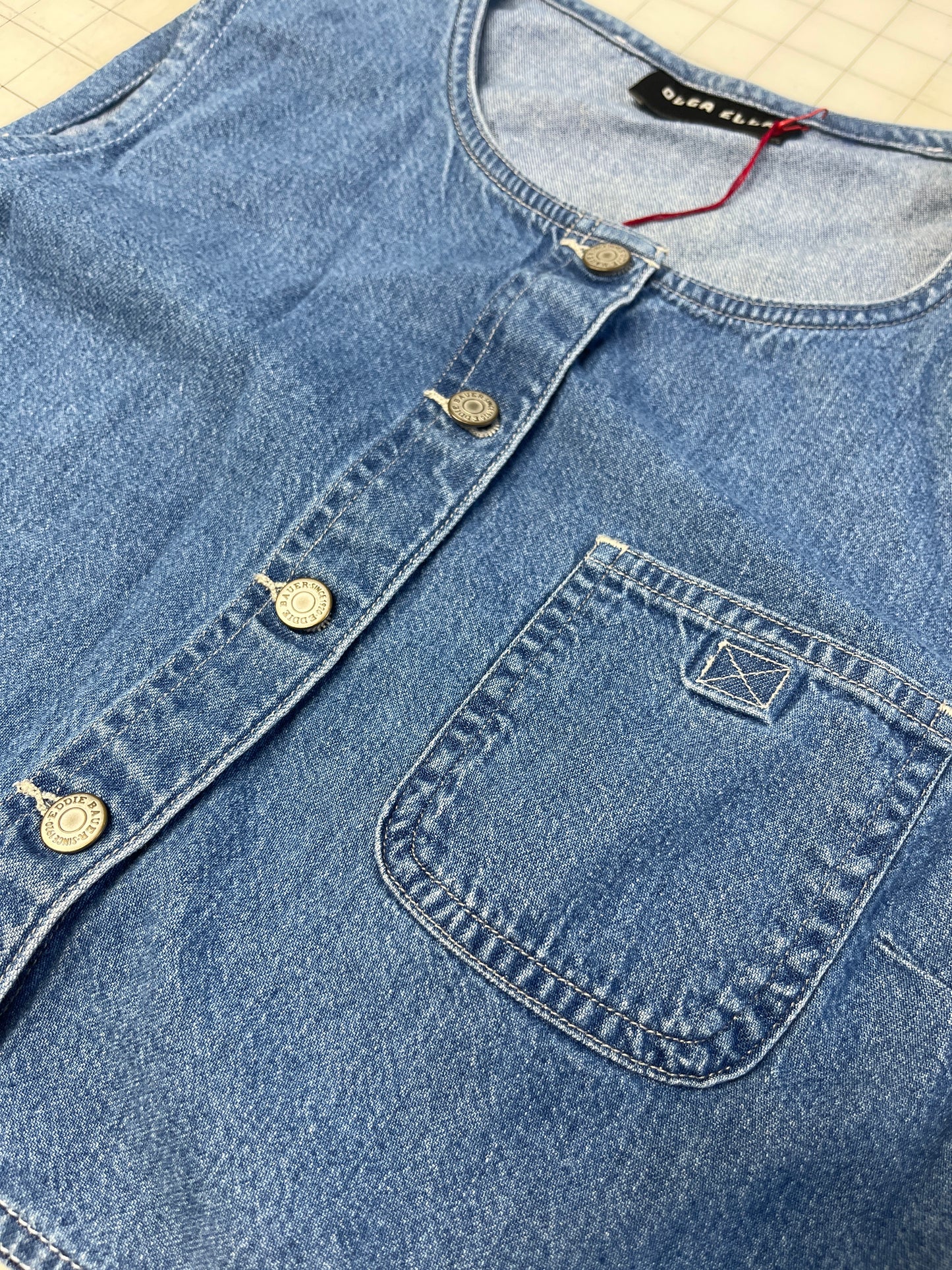 Vintage Reworked Denim Tank