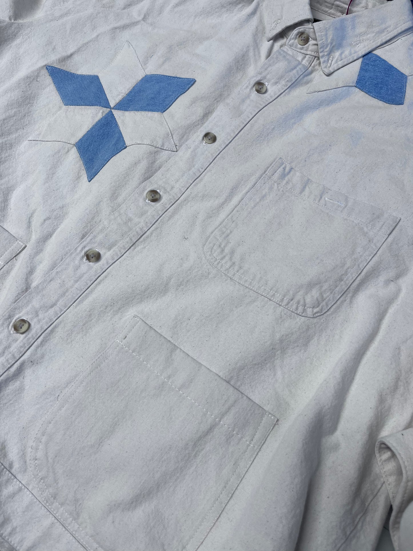 Star Shirt Jacket White Size 3