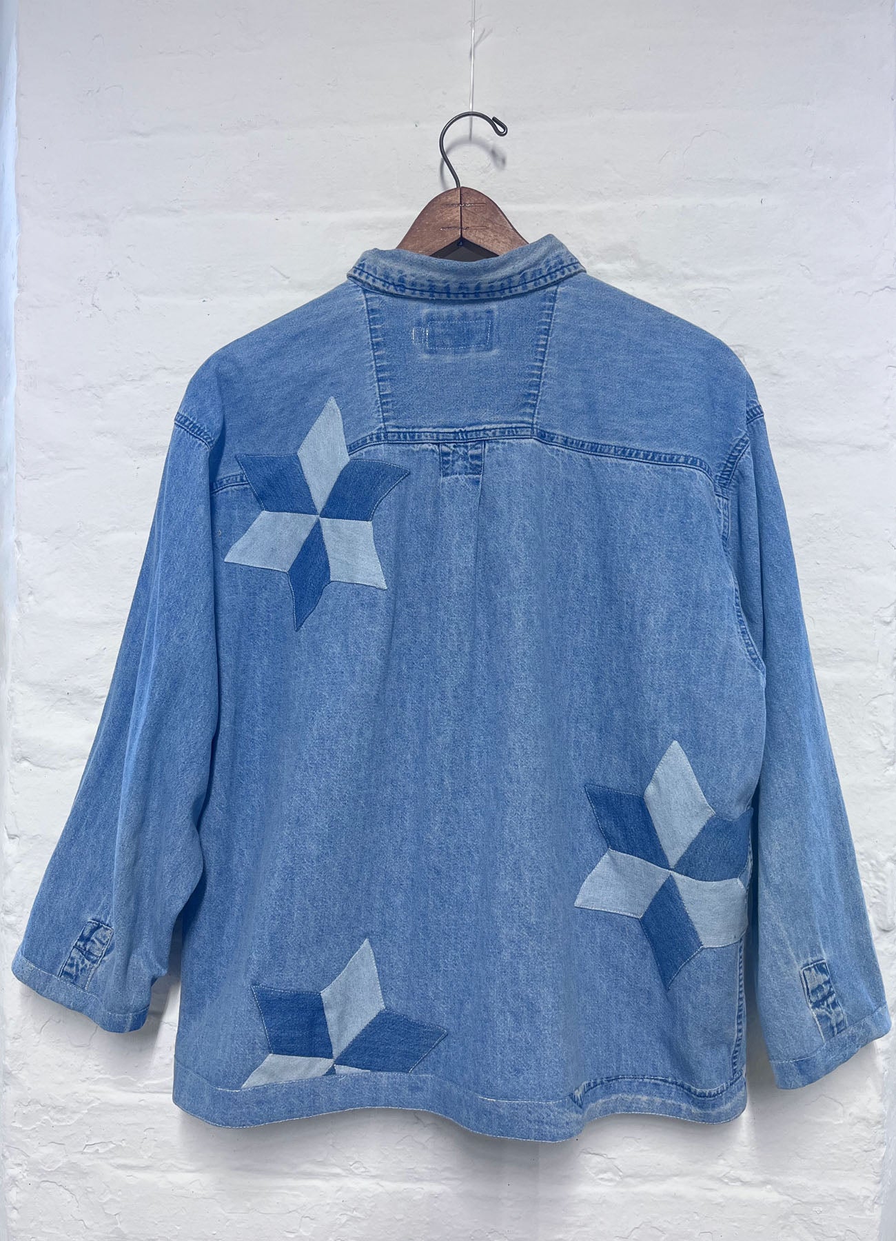 Star Shirt Jacket Denim Size 2