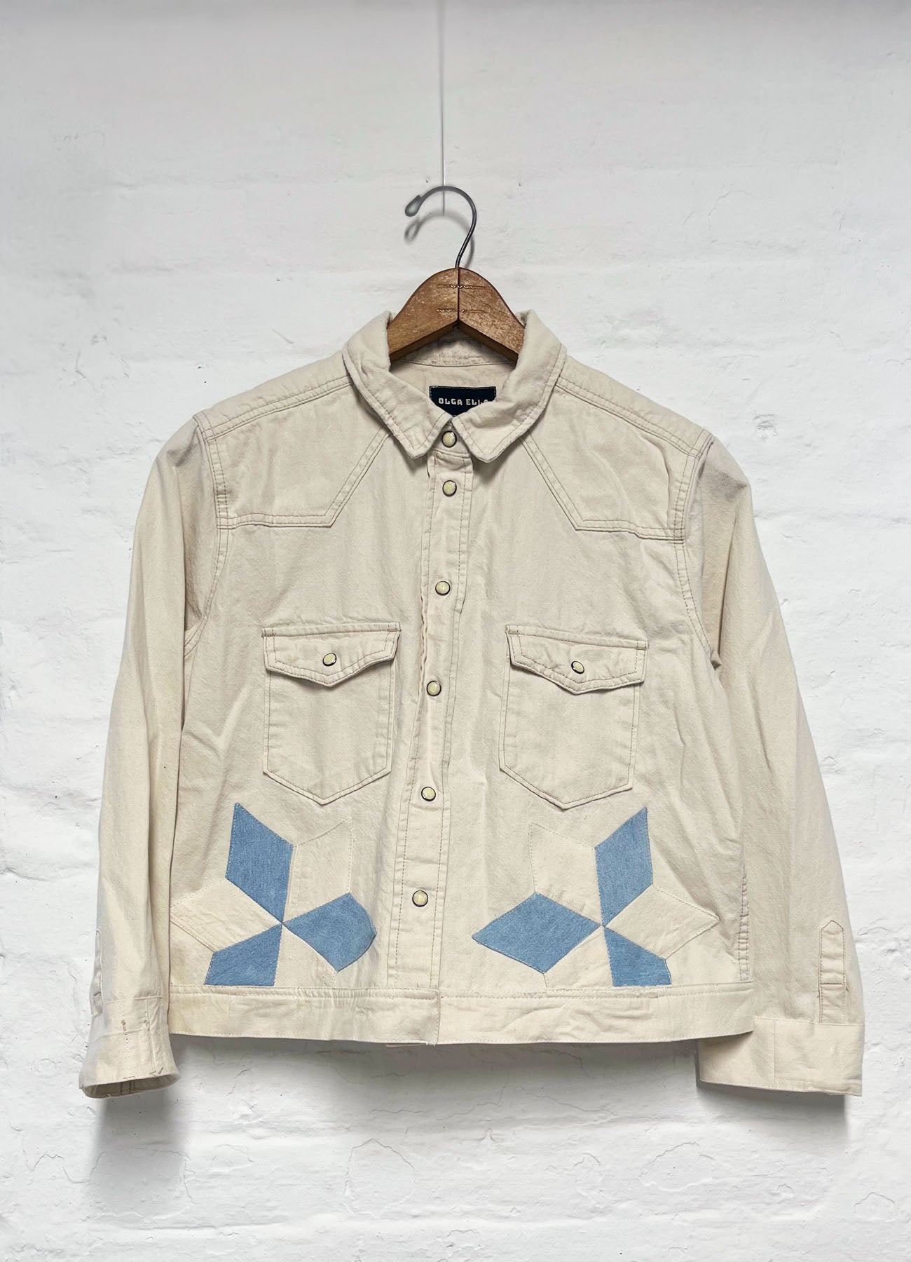 Star Shirt Jacket White Size 1