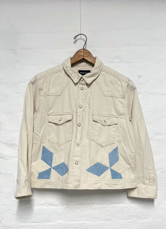 Star Shirt Jacket White Size 1