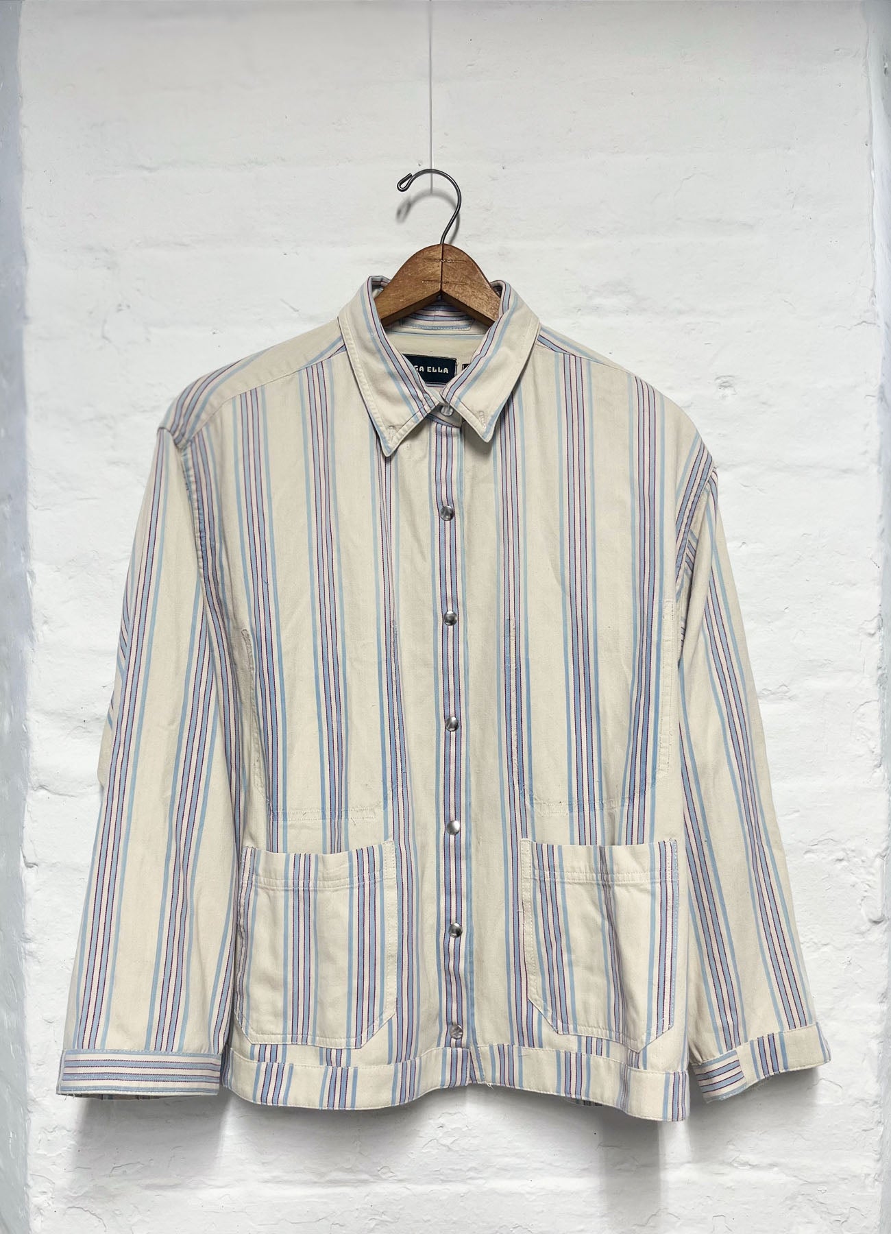 Stripes Shirt Jacket Size 2