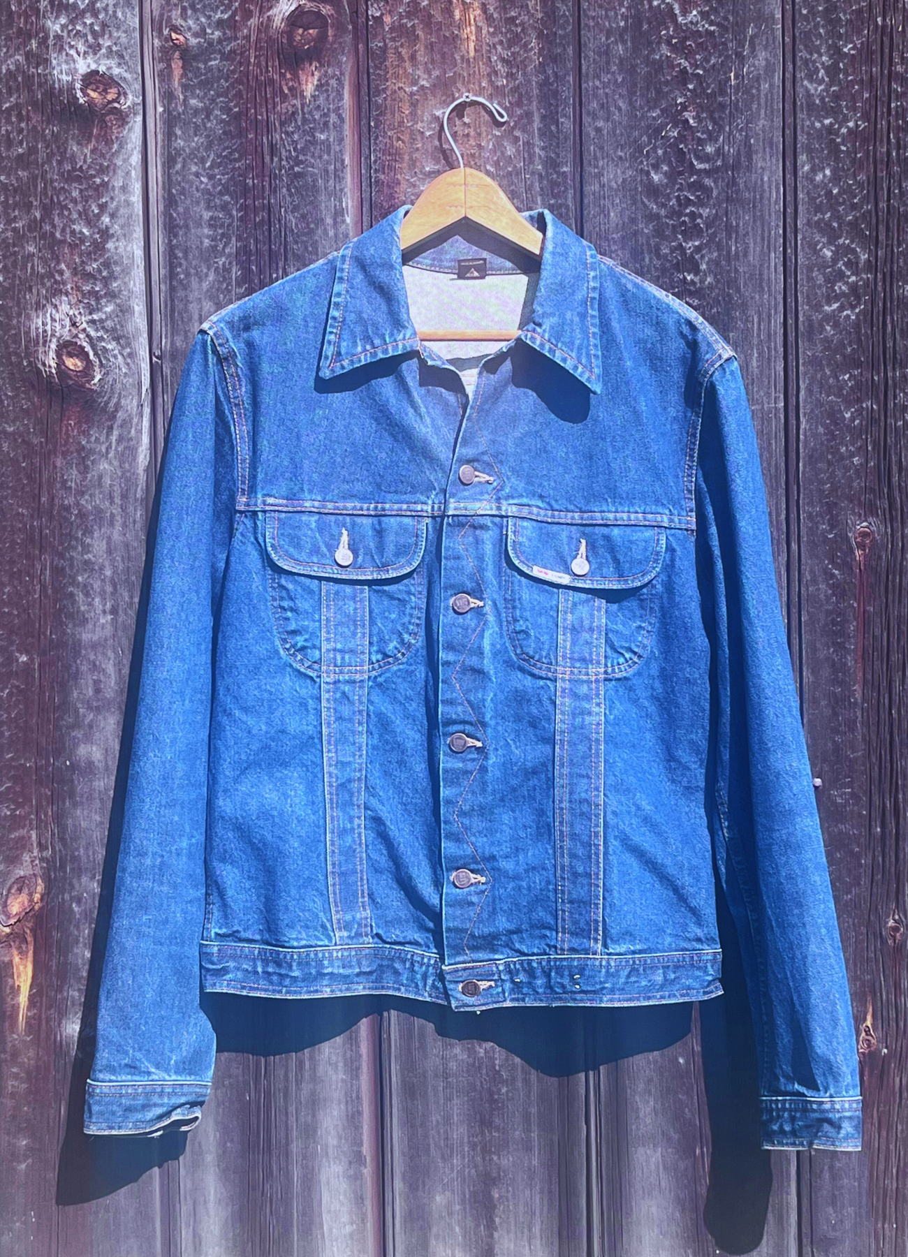 Vintage US Top Jacket With Grid Patch