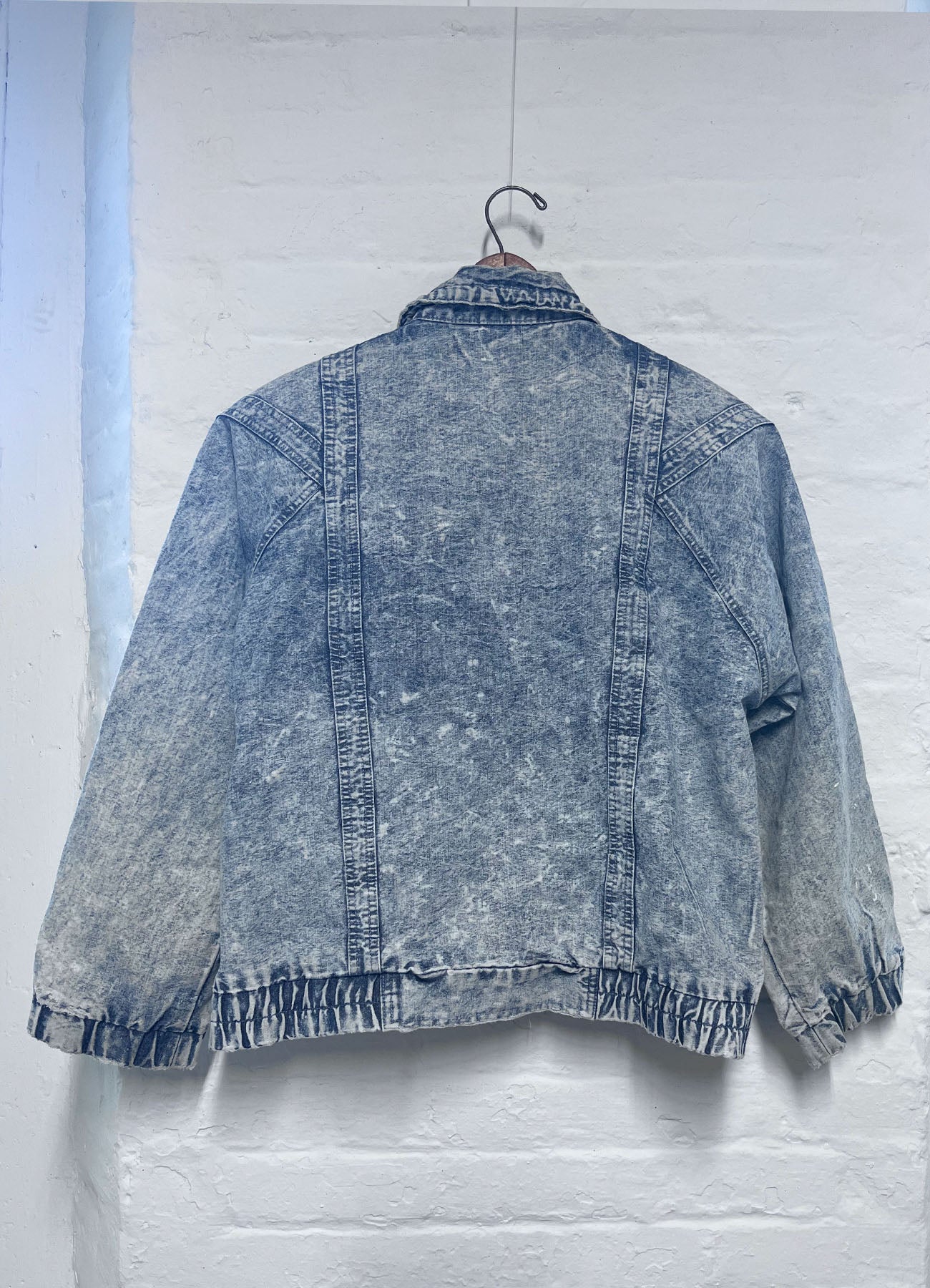 Vintage Denim Jacket Acid Wash