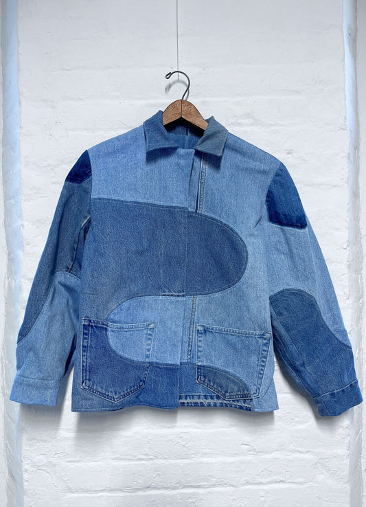 Wave Denim Jacket Size 2