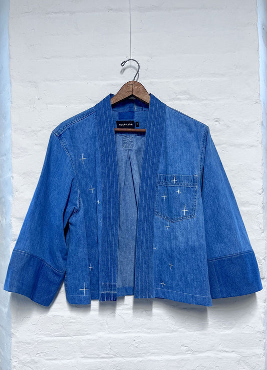 Wrap Denim Jacket Size 2